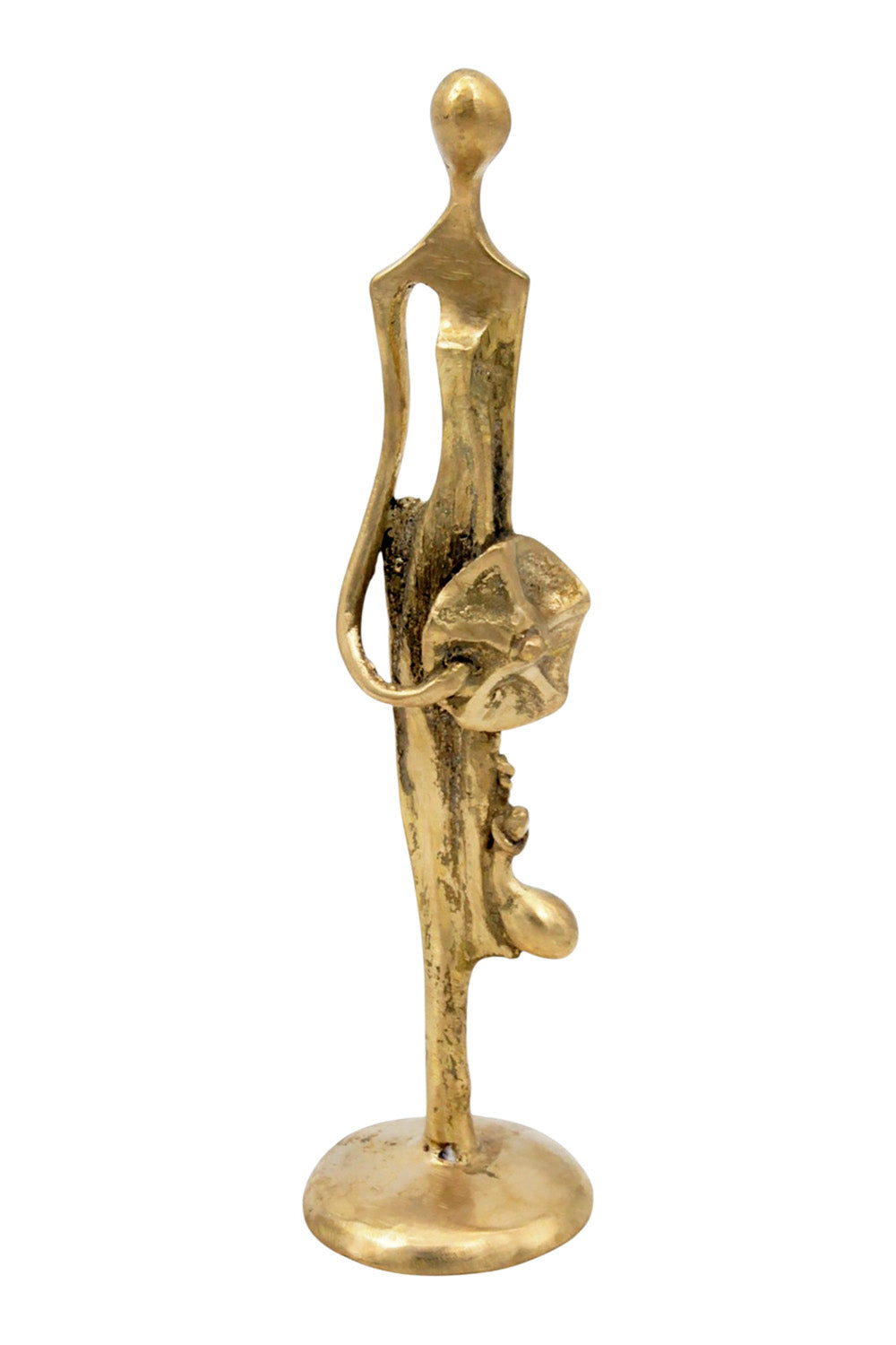 Abdoulaye's bronze 25cm gold n°11 