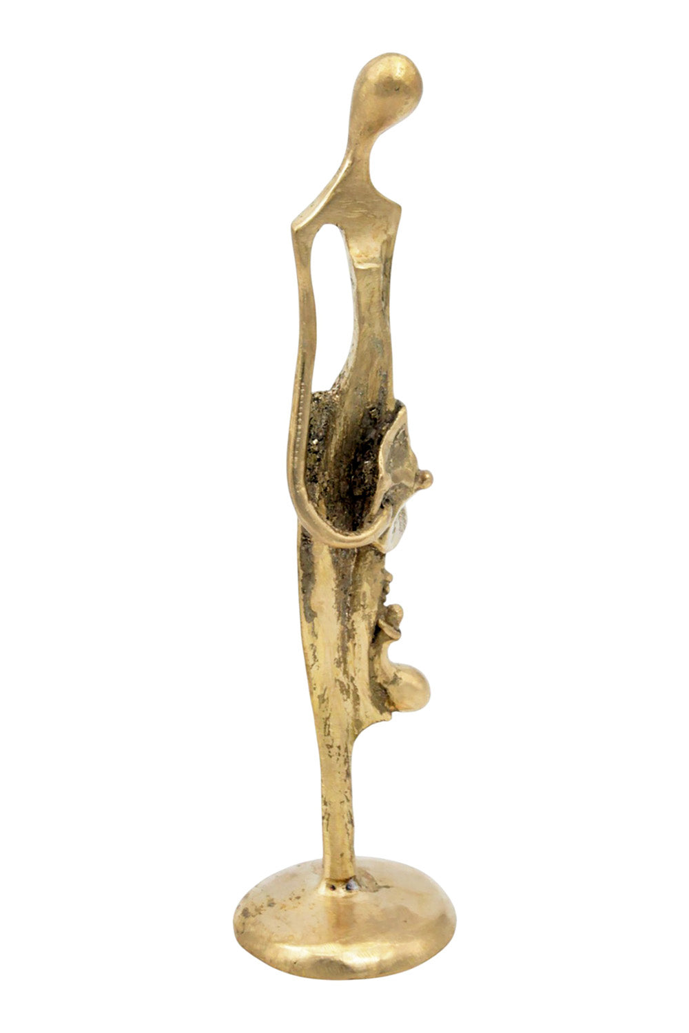 Abdoulaye's bronze 25cm gold n°11 