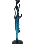 Abdoulaye's bronze 25cm blue n°8 