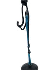 Abdoulaye's bronze 25cm blue n°8 