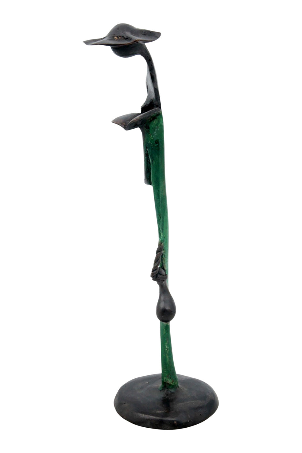 Abdoulaye's bronze 25cm green n°9 