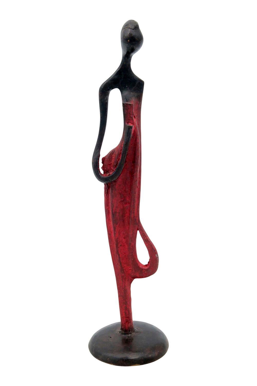 Abdoulaye's bronze 25cm red n°1 