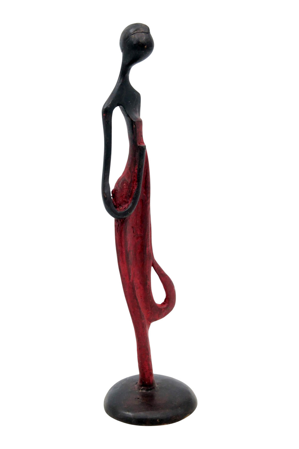 Abdoulaye's bronze 25cm red n°1 