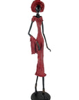 Bronze Issouf 80 cm rouge n°4 