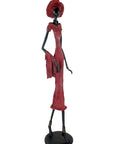 Bronze Issouf 80 cm rouge n°4 
