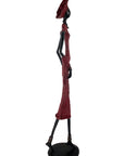 Bronze Issouf 80 cm rouge n°4 