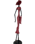 Bronze Issouf 80 cm rouge n°4 