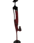 Bronze d'Abdoulaye 55cm rouge n°1 