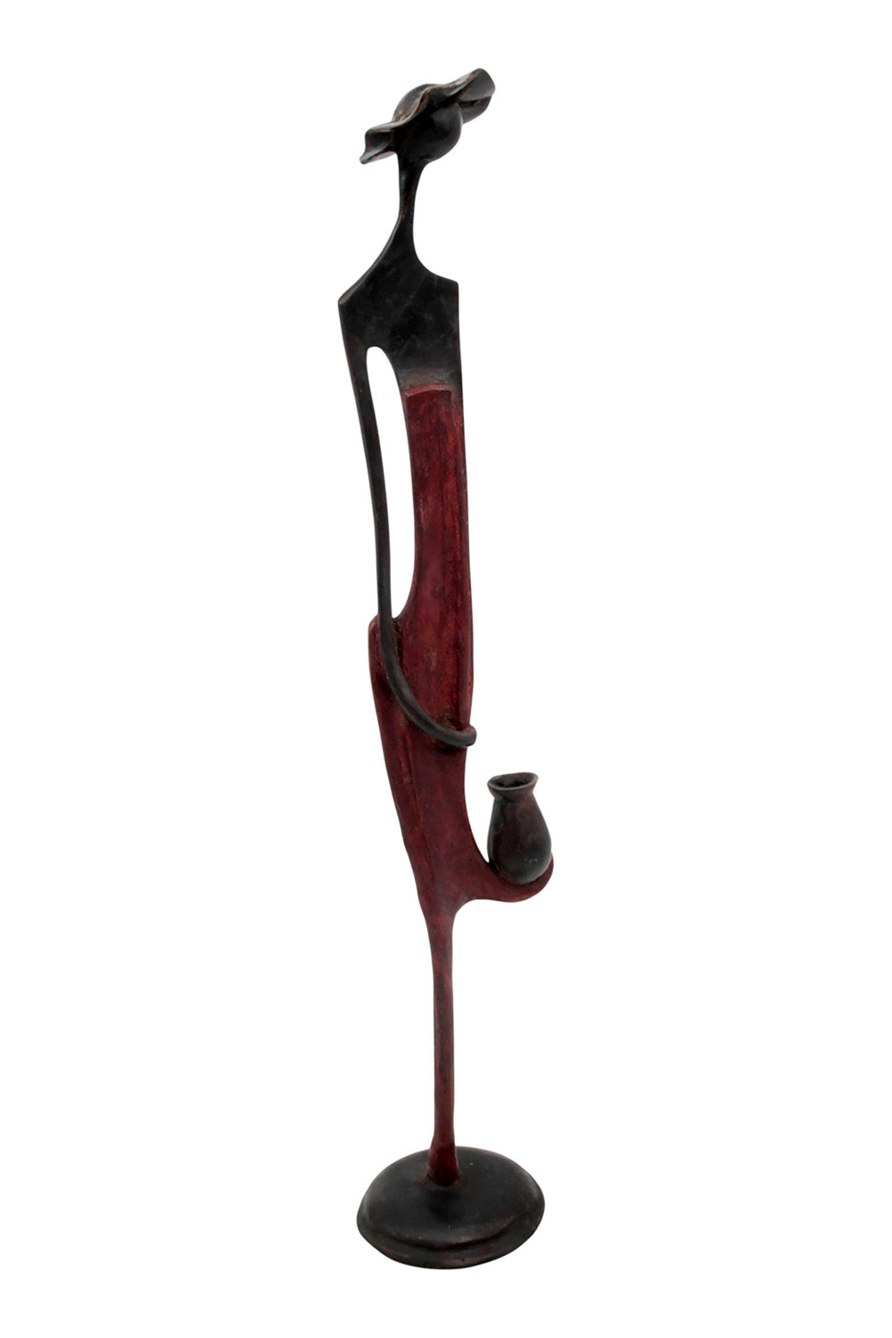 Bronze d'Abdoulaye 55cm rouge n°1 