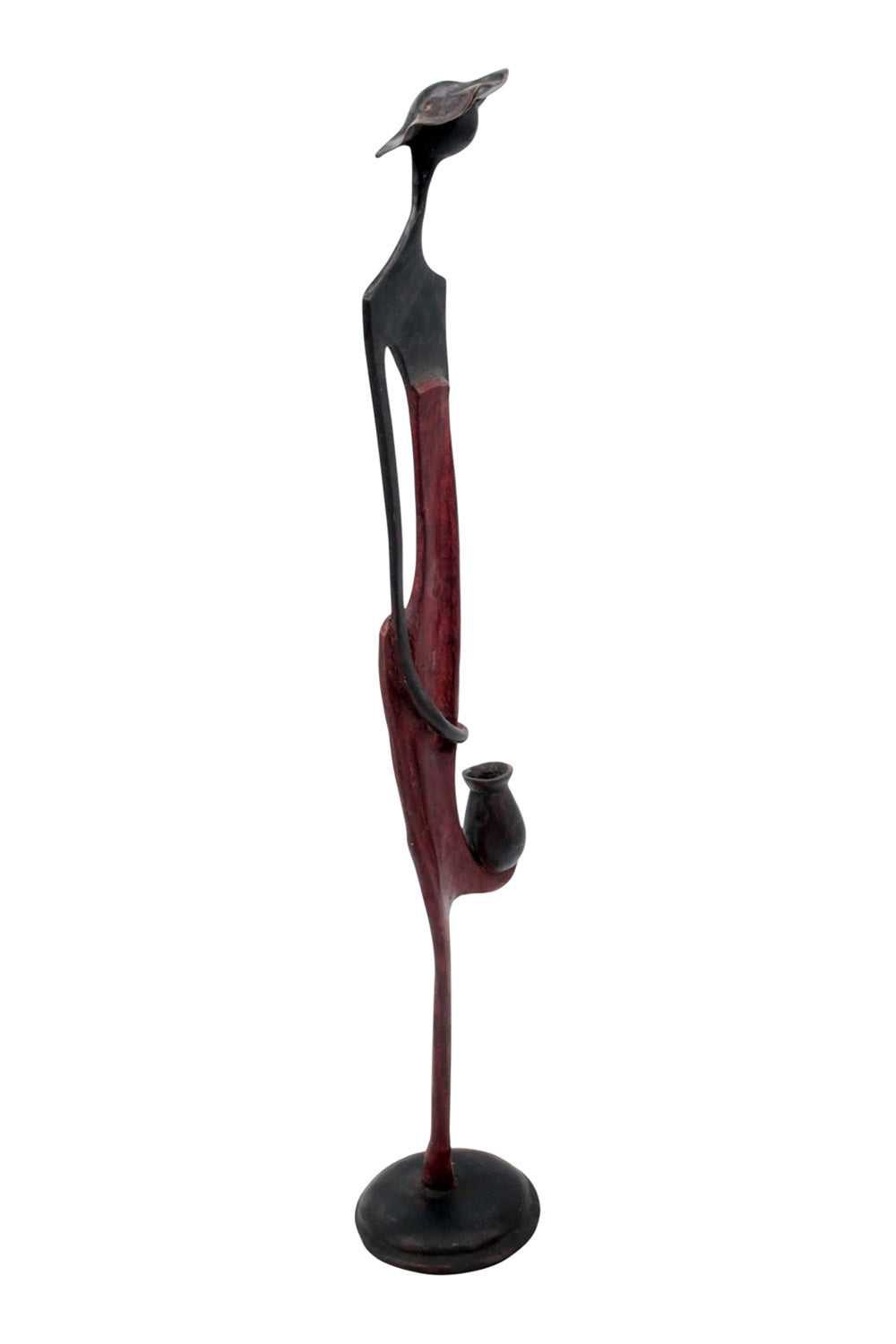 Bronze d'Abdoulaye 55cm rouge n°1 