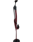 Bronze d'Abdoulaye 55cm rouge n°1 