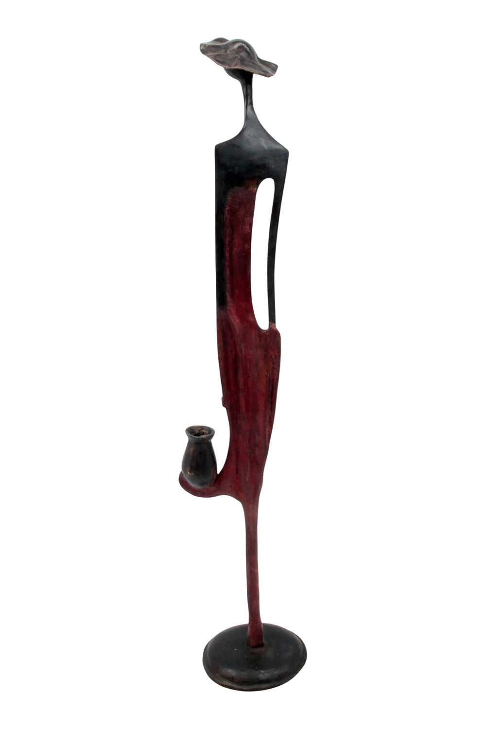 Bronze d'Abdoulaye 55cm rouge n°1 
