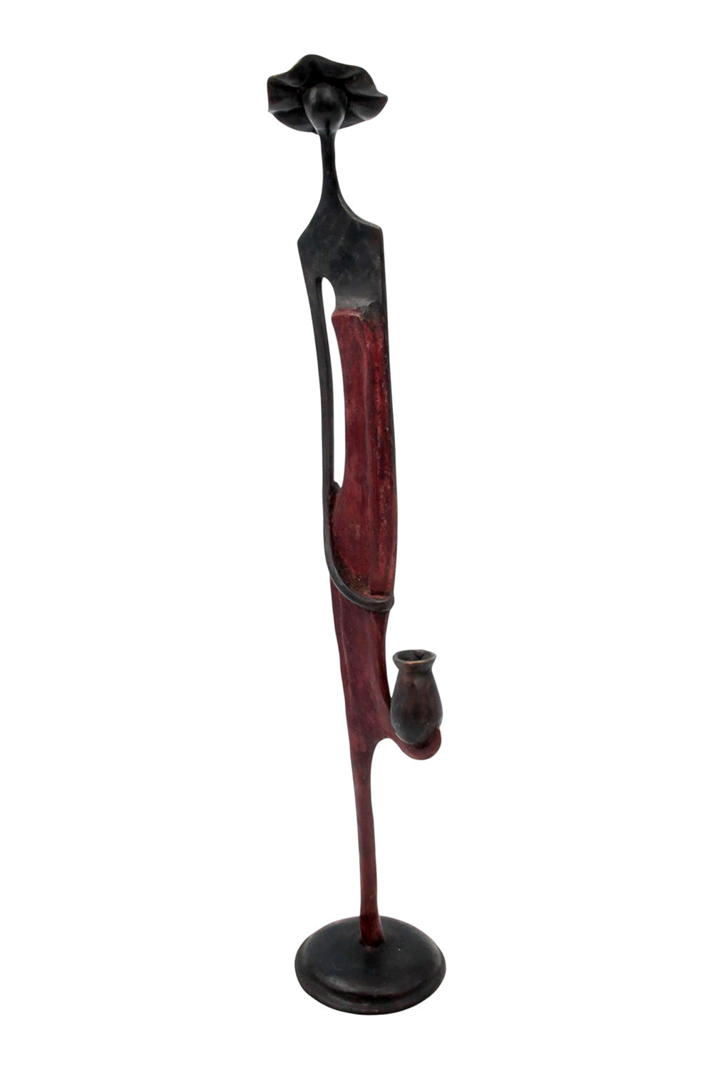 Bronze d'Abdoulaye 55cm rouge n°1 