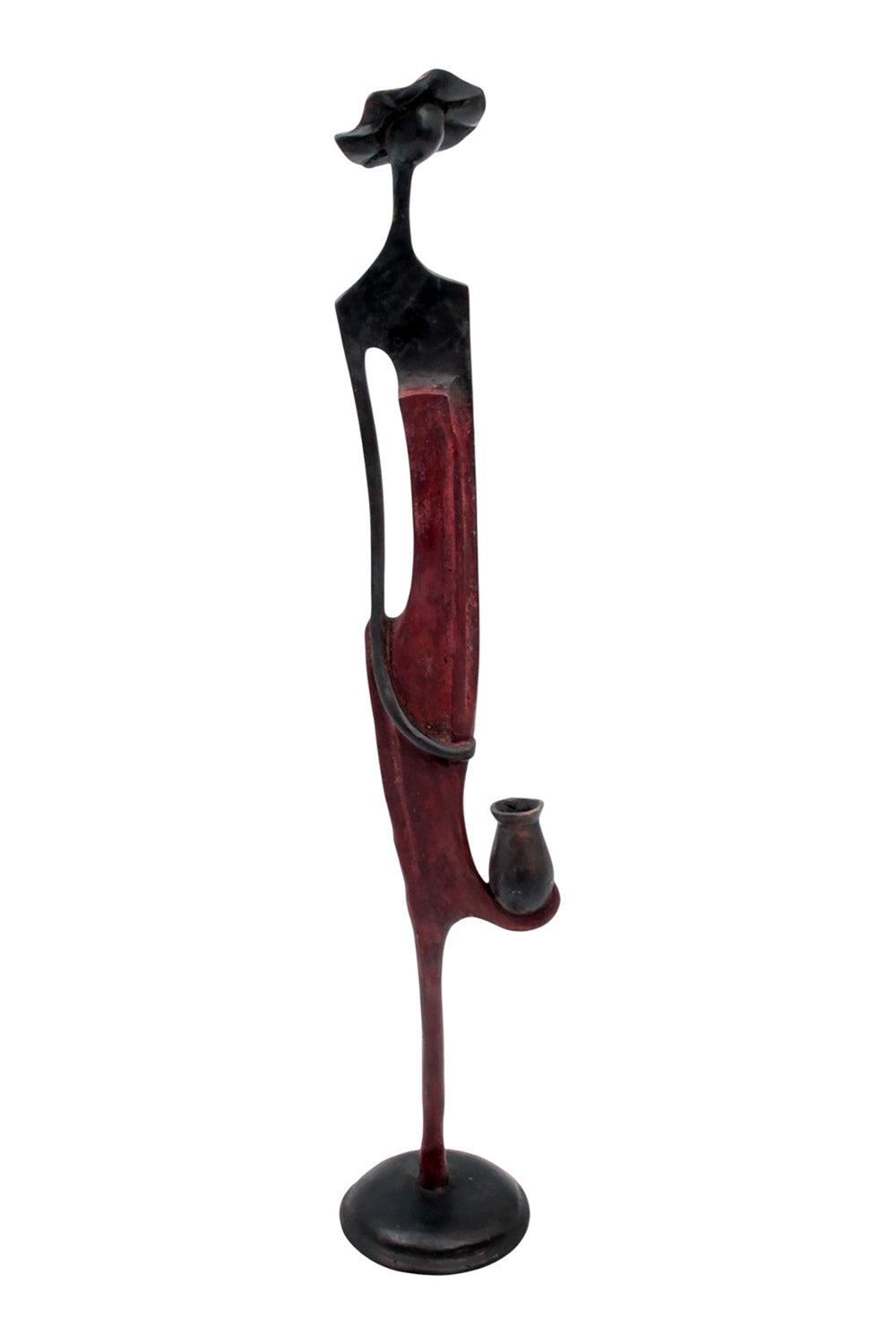 Bronze d'Abdoulaye 55cm rouge n°1 