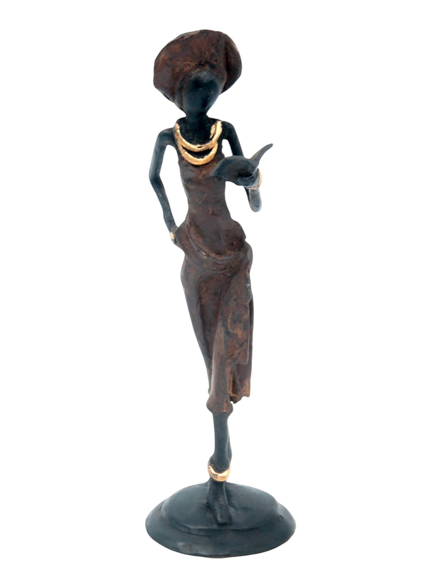 Bronze 20 cm marron n°1 Bronzes d'Afrique