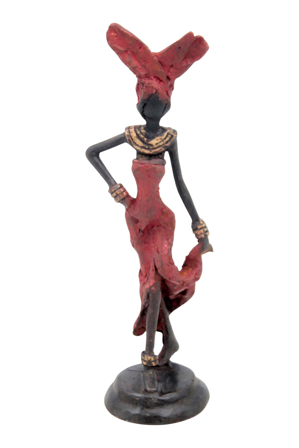 Bronze 15 cm rouge n°6 Bronzes d'Afrique