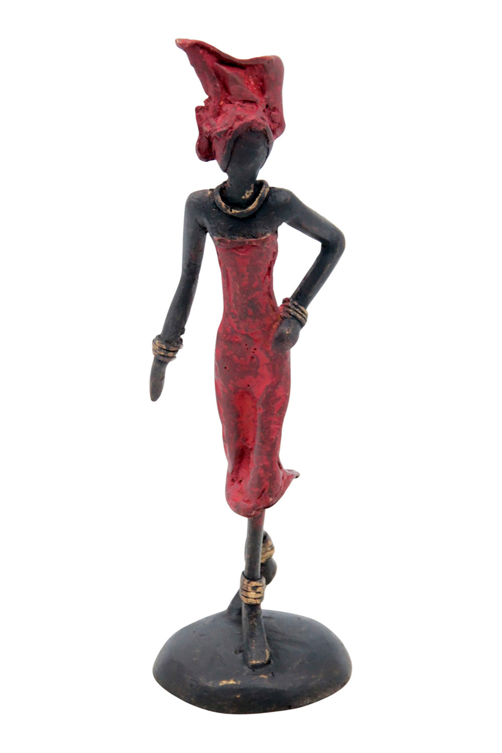 Bronze 15 cm rouge n°7 Bronzes d'Afrique