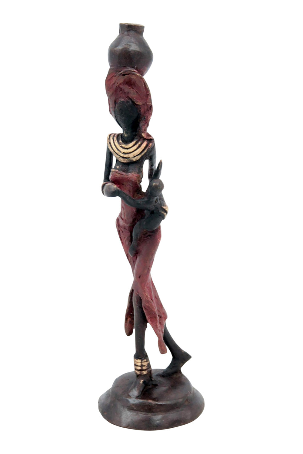 Bronze 15 cm rouge n°8 Bronzes d'Afrique