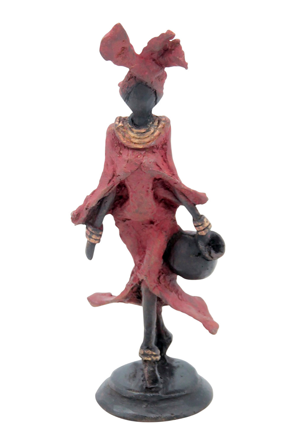 Bronze 15 cm rouge n°10 Bronzes d'Afrique