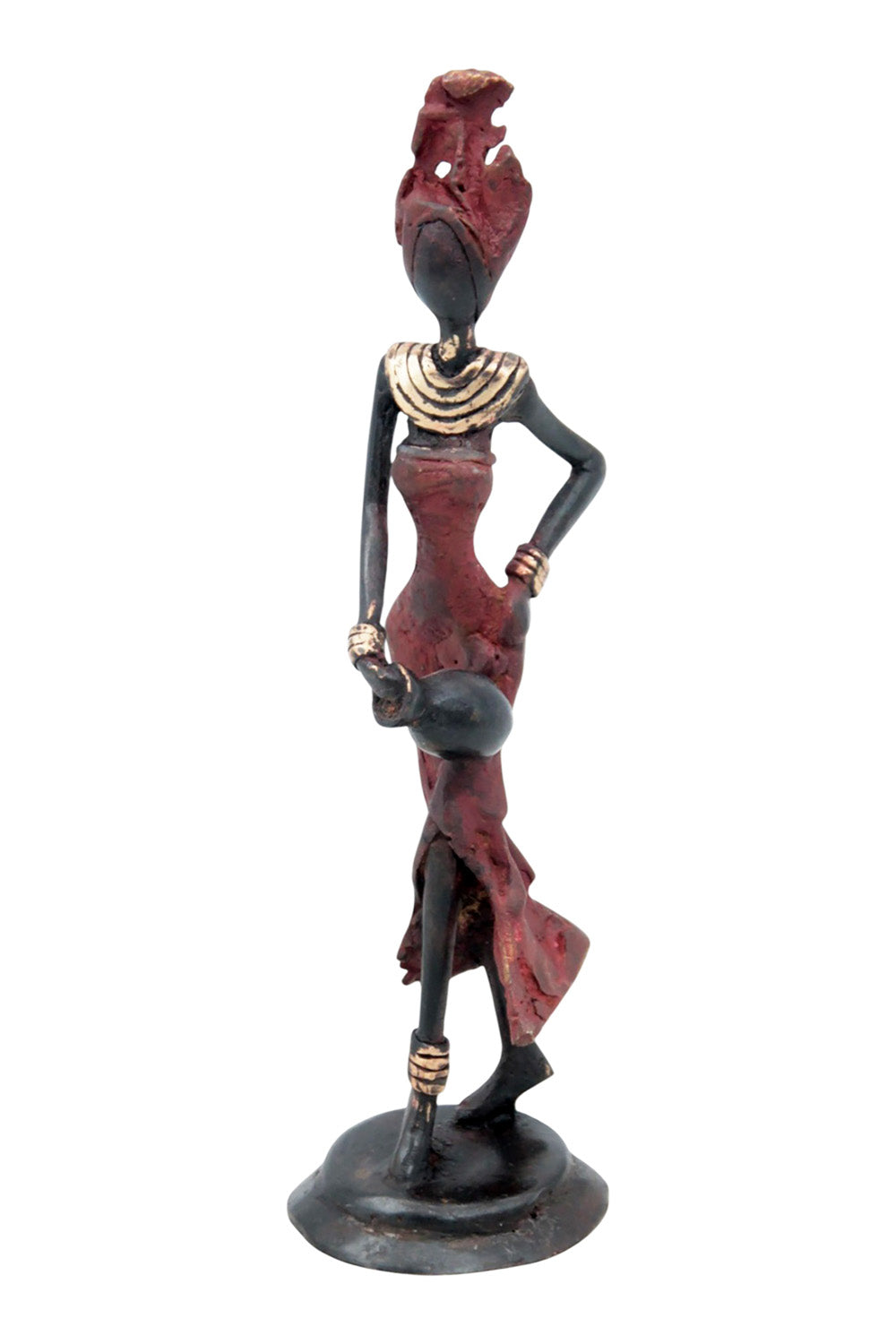 Bronze 15 cm rouge n°11 Bronzes d'Afrique