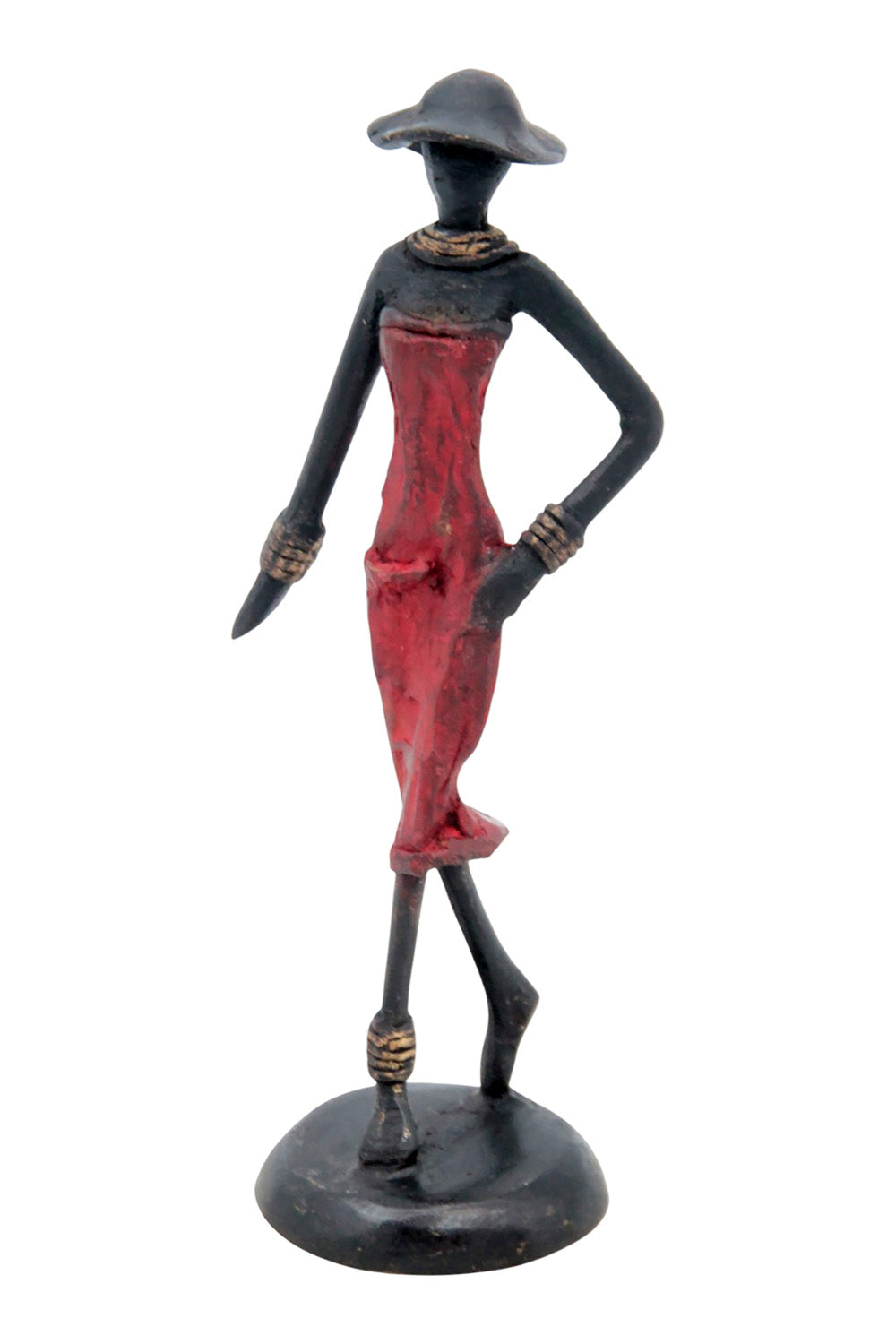 Bronze 15 cm rouge n°17 Bronzes d'Afrique