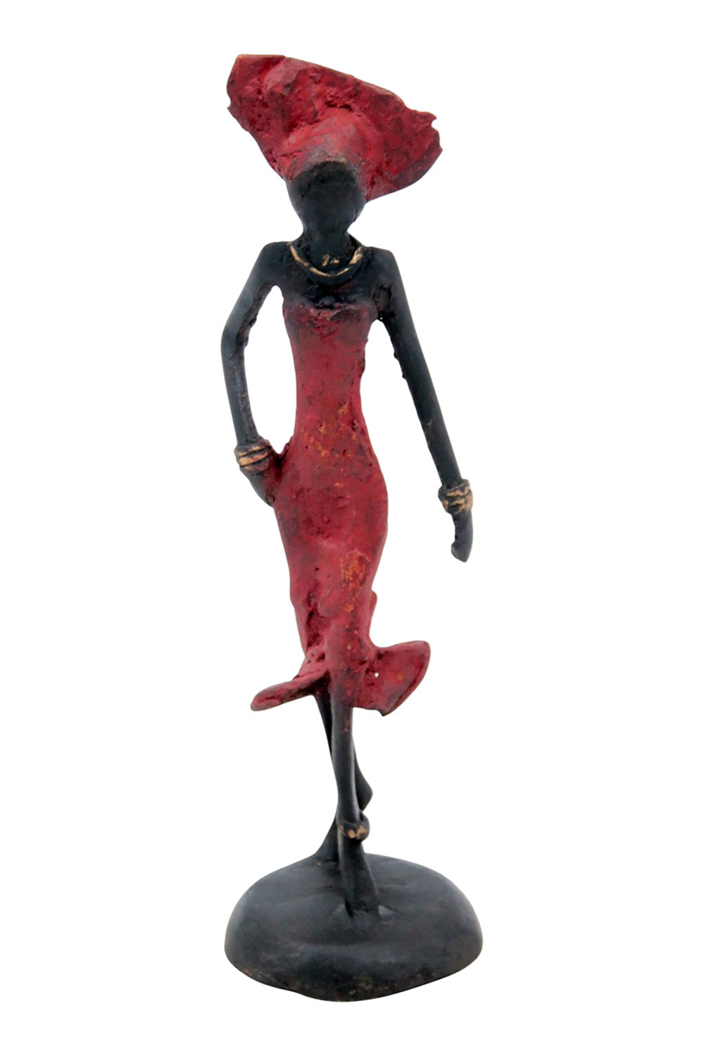 Bronze 15 cm rouge n°20 Bronzes d'Afrique