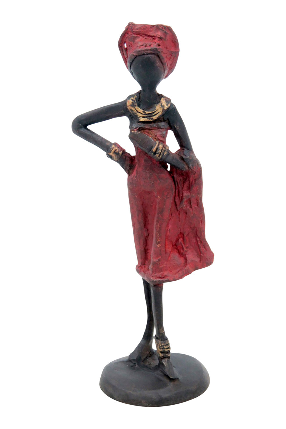Bronze 15 cm rouge n°22 Bronzes d'Afrique