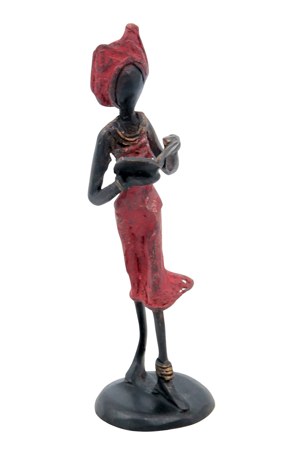Bronze 15 cm rouge n°30 Bronzes d'Afrique