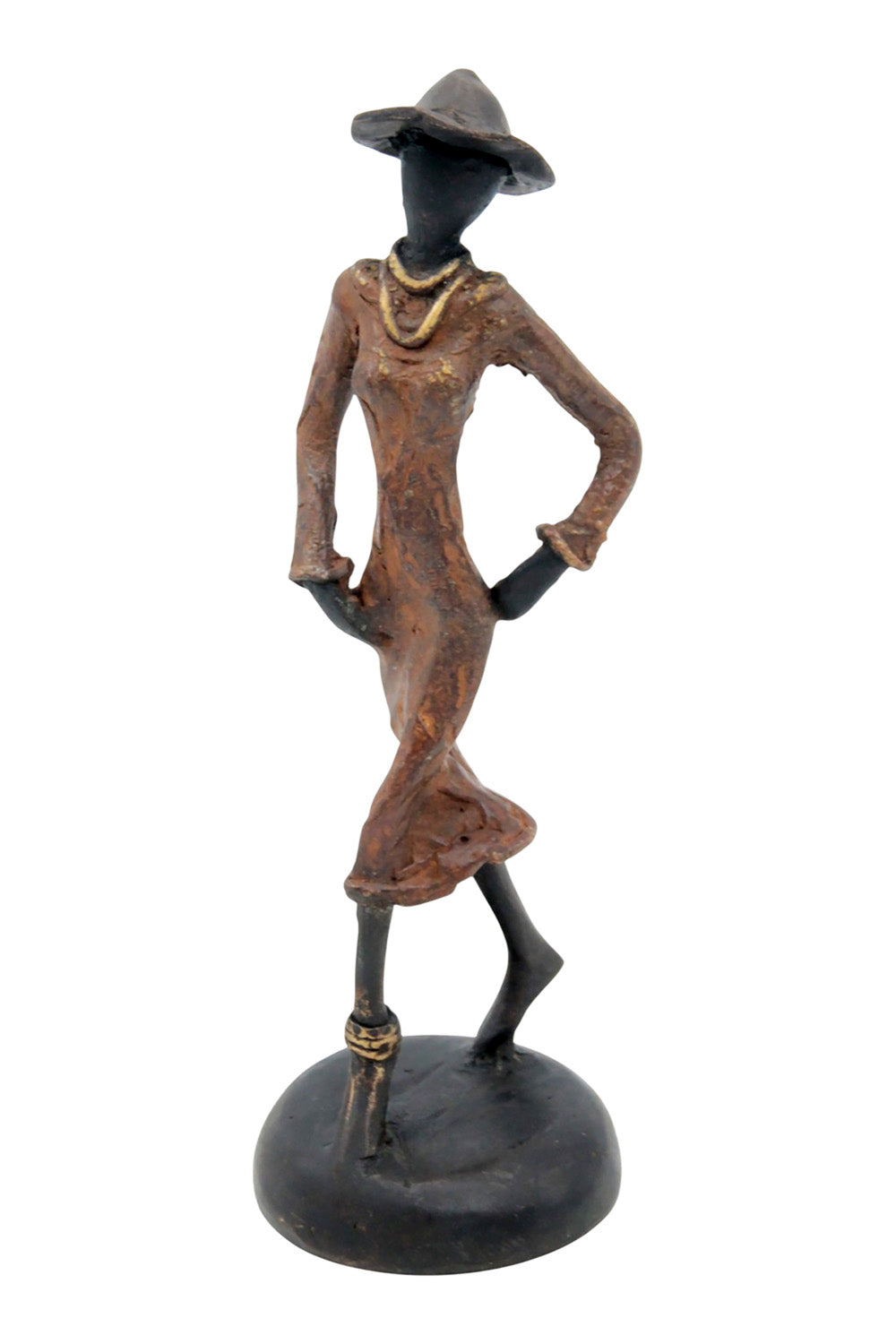 Bronze 15 cm marron n°22 Bronzes d'Afrique