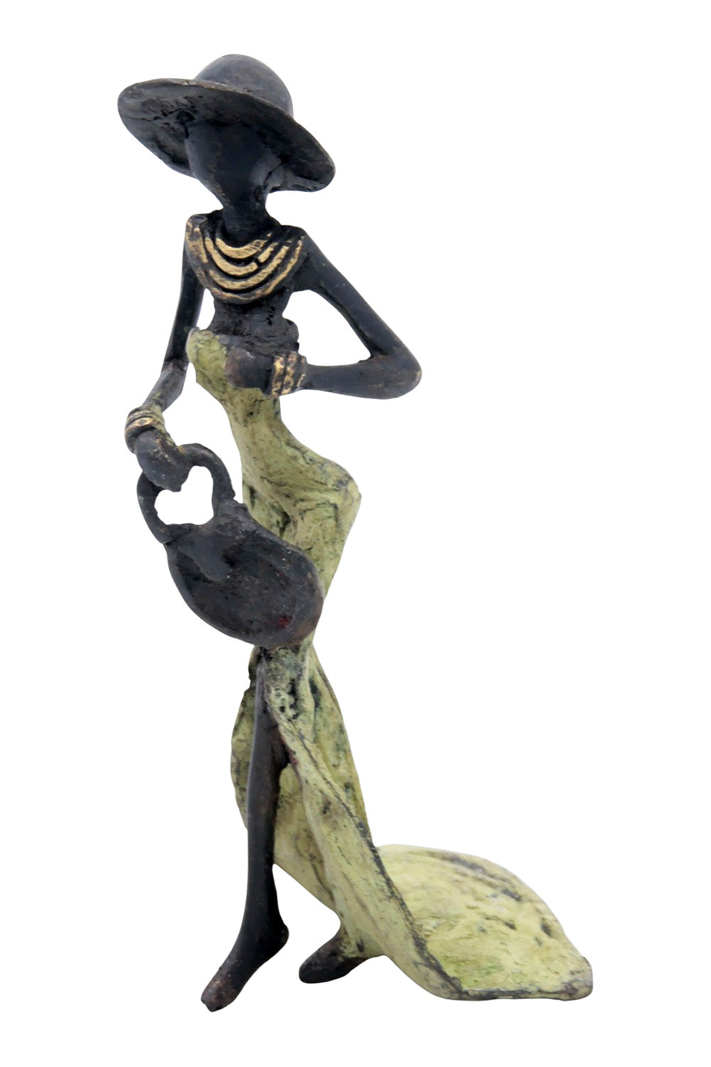 Bronze 15 cm vert n°2 Bronzes d'Afrique