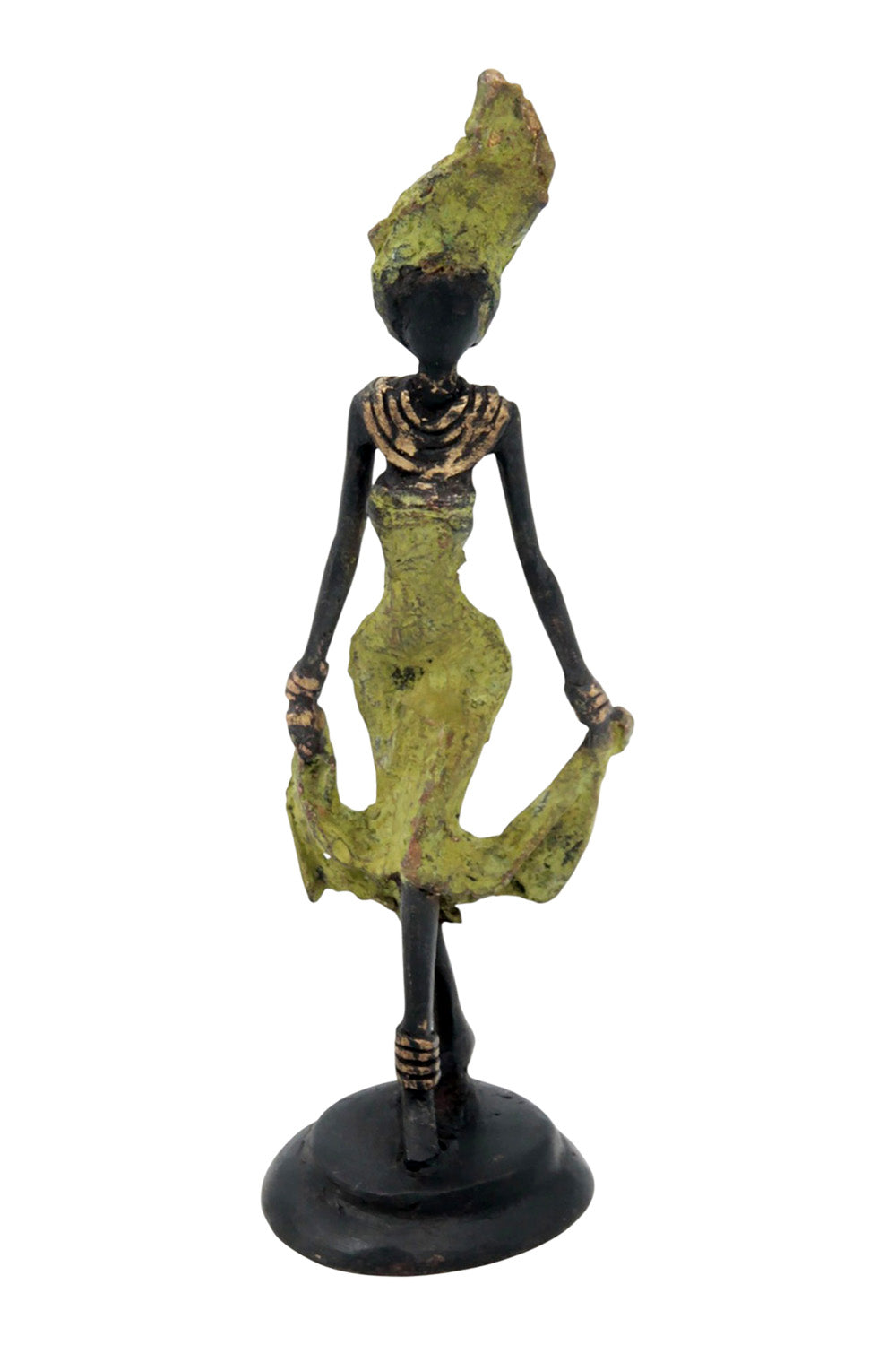 Bronze 15 cm vert n°3 Bronzes d'Afrique
