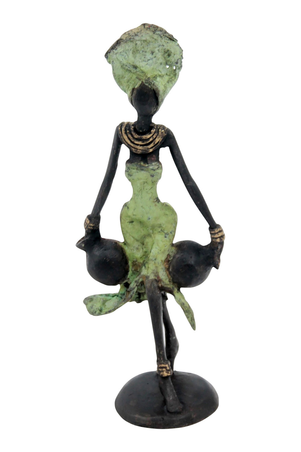 Bronze 15 cm vert n°5 Bronzes d'Afrique