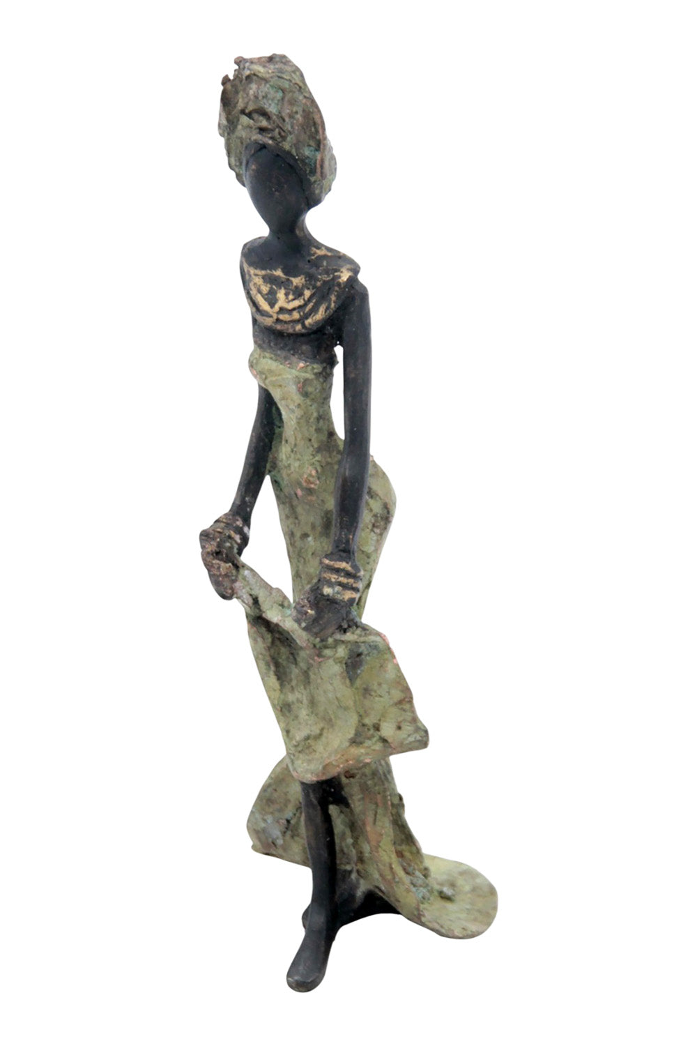 Bronze 15 cm vert n°7 Bronzes d'Afrique