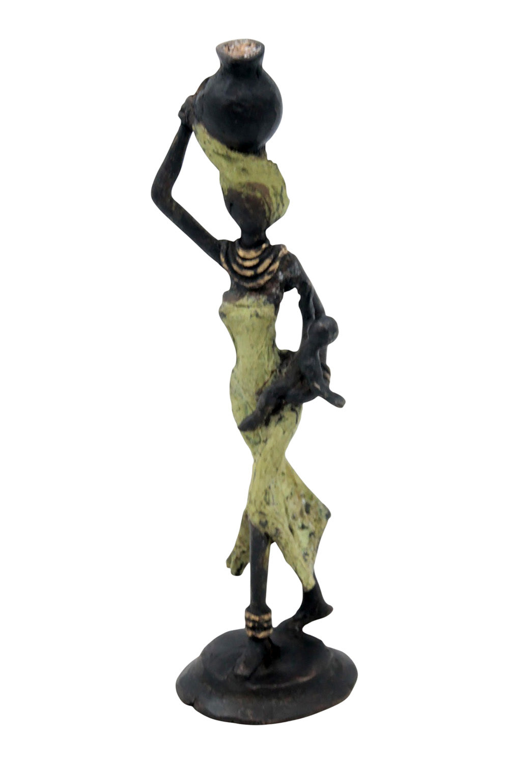 Bronze 15 cm vert n°8 Bronzes d'Afrique