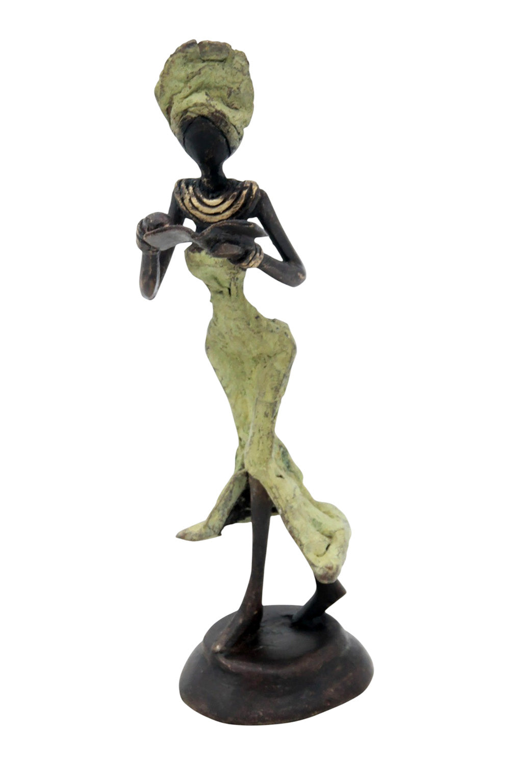 Bronze 15 cm vert n°9 Bronzes d'Afrique