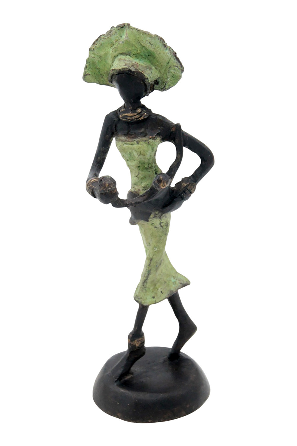 Bronze 15 cm vert n°10 Bronzes d'Afrique