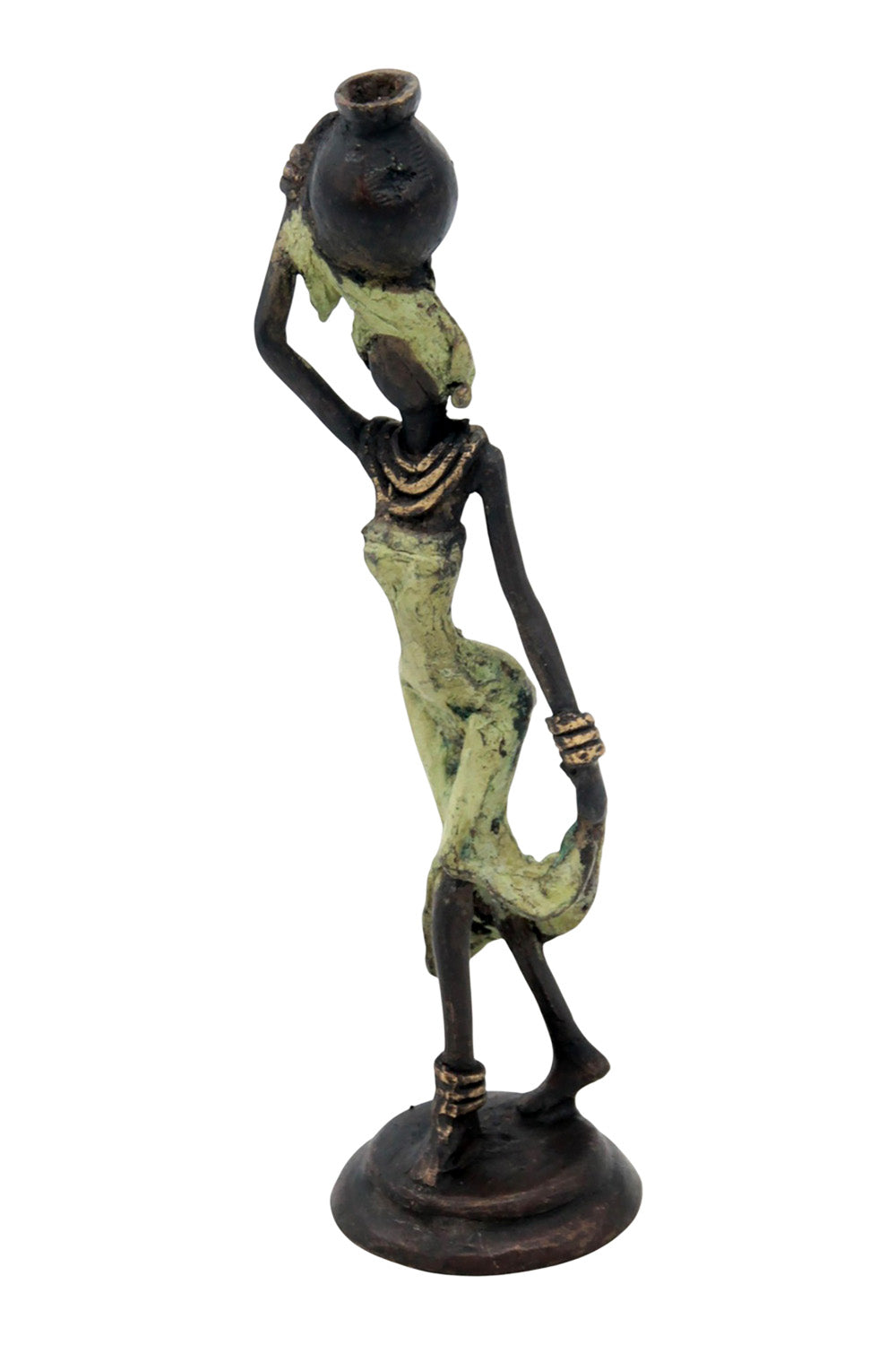 Bronze 15 cm vert n°12 Bronzes d'Afrique