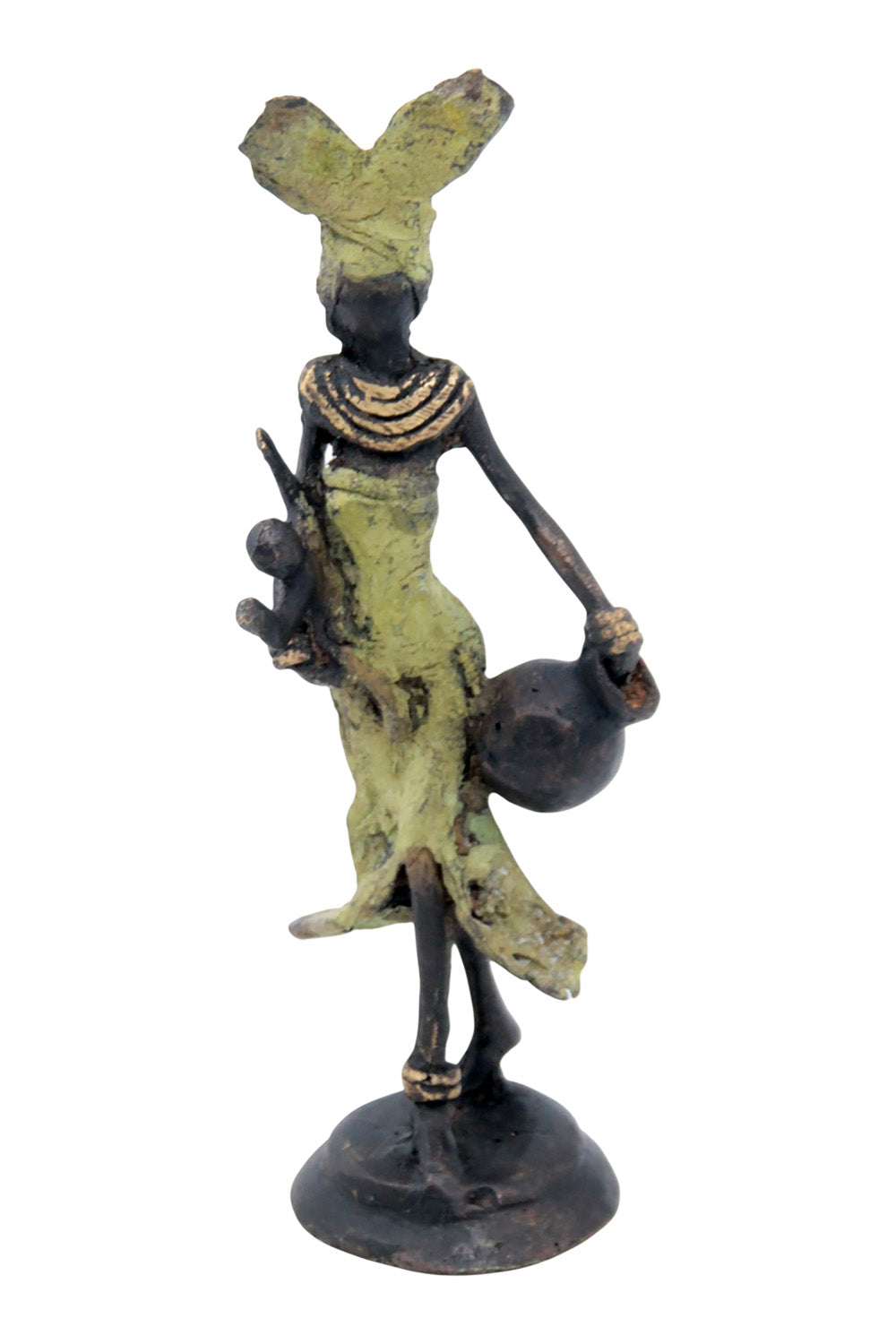 Bronze 15 cm vert n°15 Bronzes d'Afrique