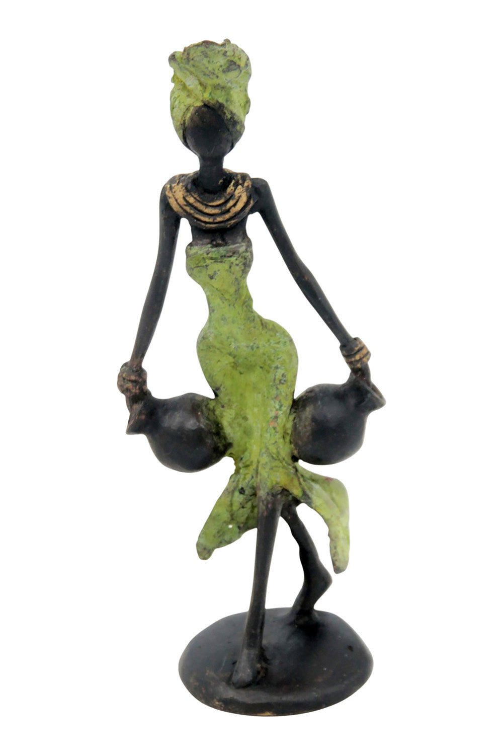 Bronze 15 cm vert n°16 Bronzes d'Afrique