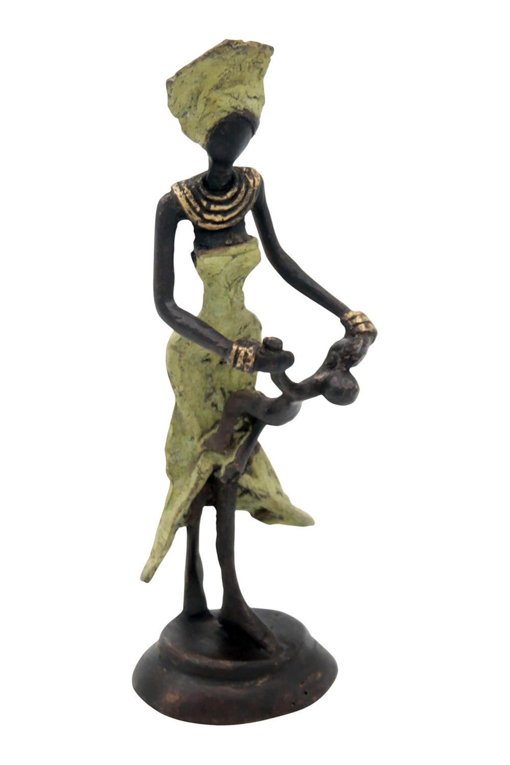Bronze 15 cm vert n°18 Bronzes d'Afrique