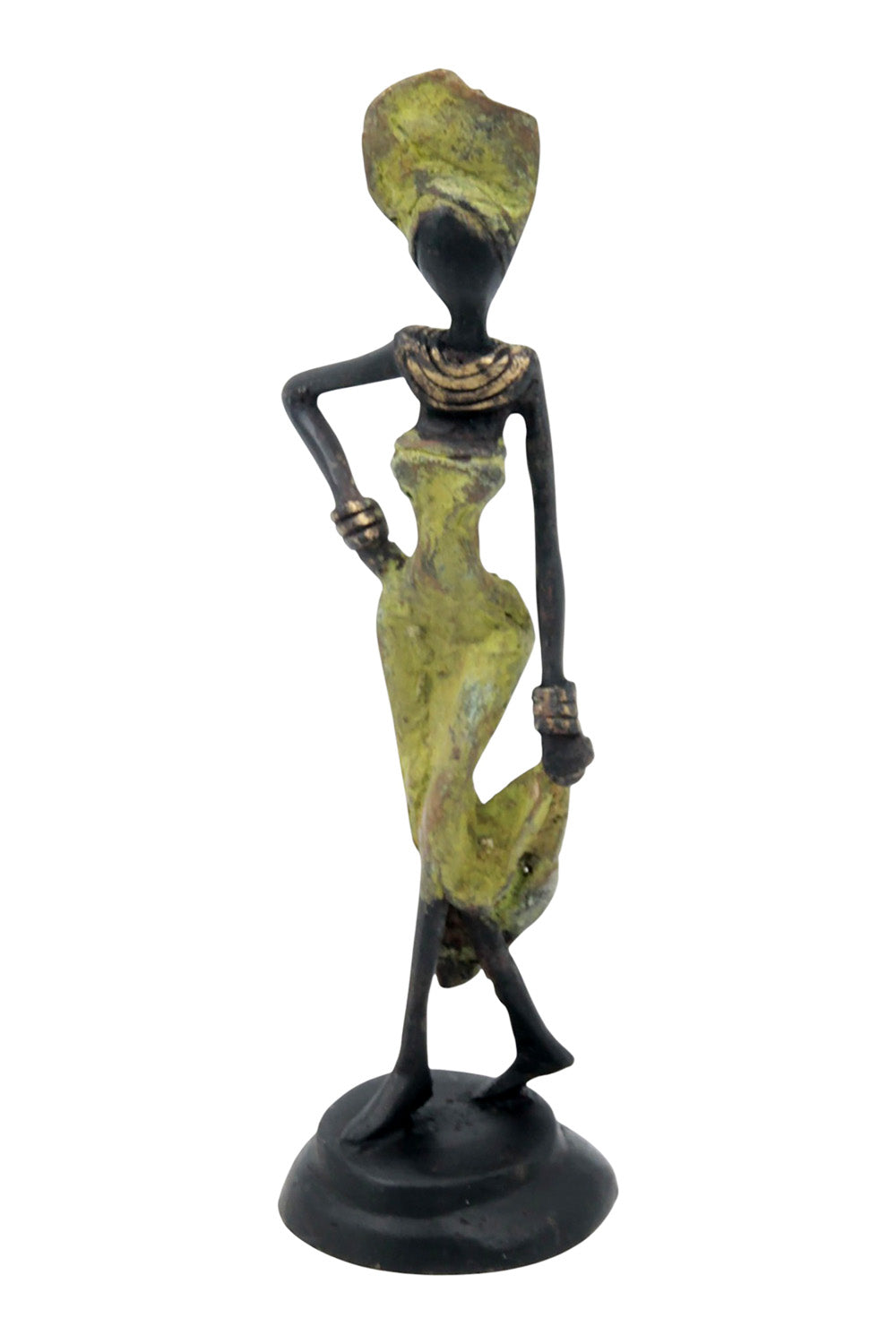 Bronze 15 cm vert n°23 Bronzes d'Afrique