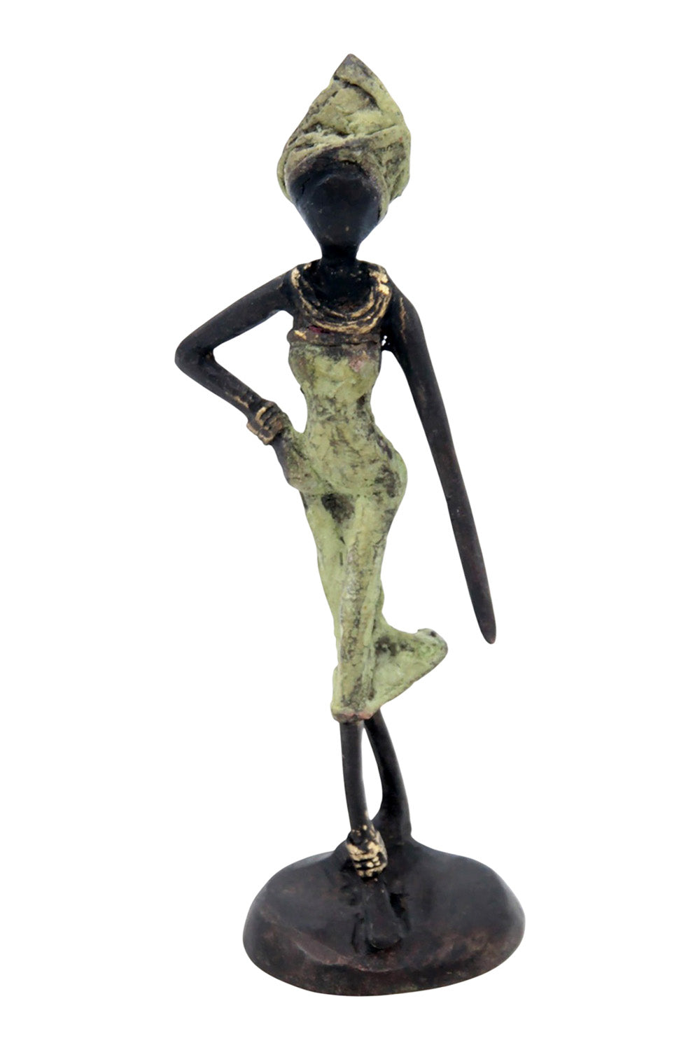Bronze 15 cm vert n°24 Bronzes d'Afrique