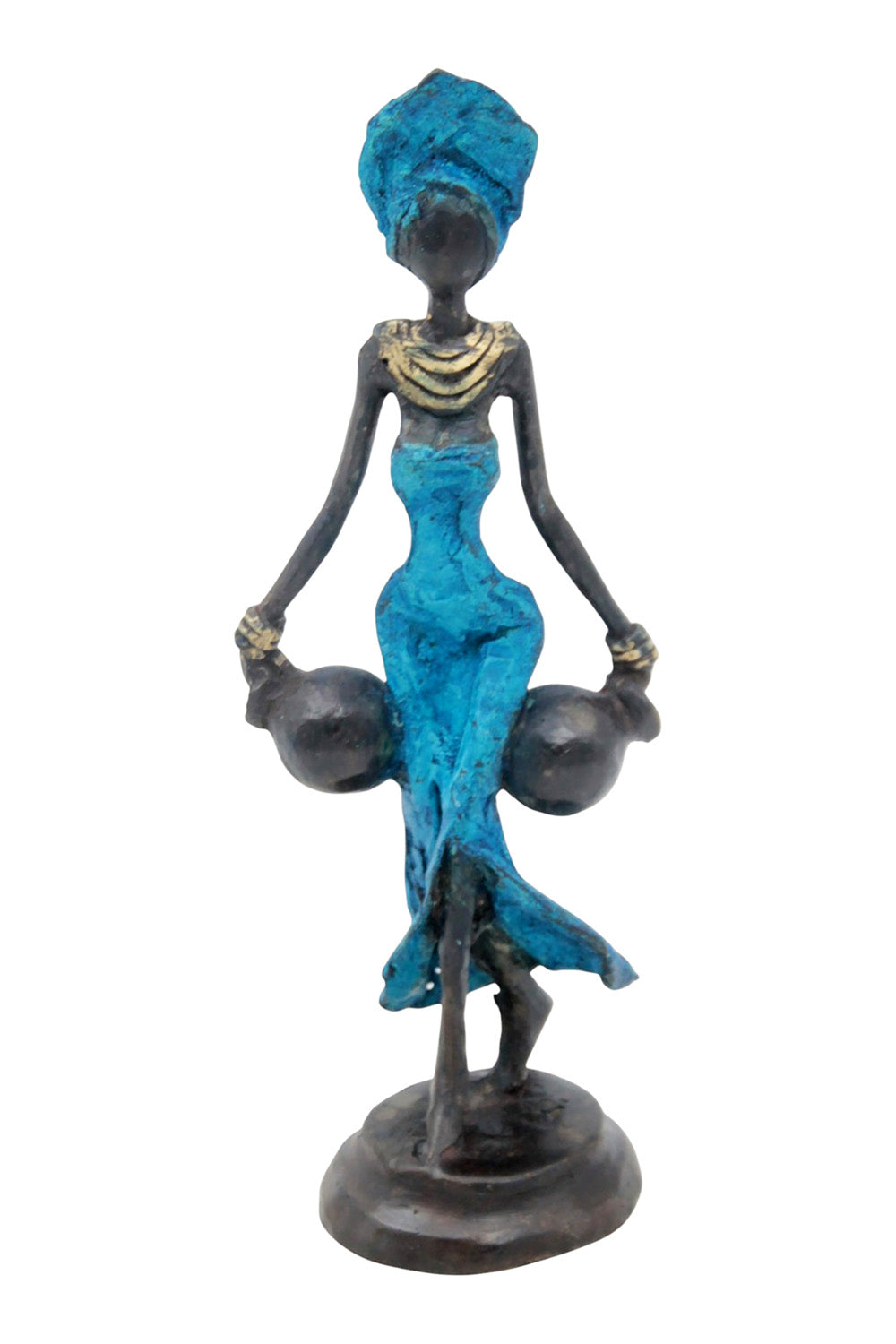 Bronze 15 cm bleu n°8 Bronzes d'Afrique