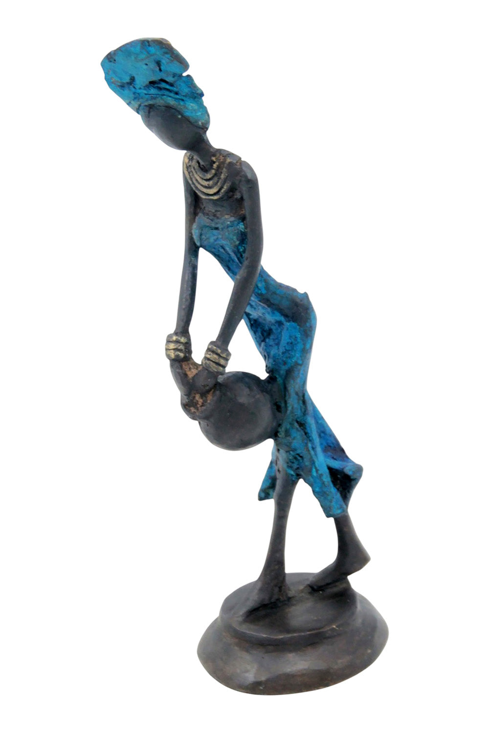Bronze 15 cm bleu n°11 Bronzes d'Afrique