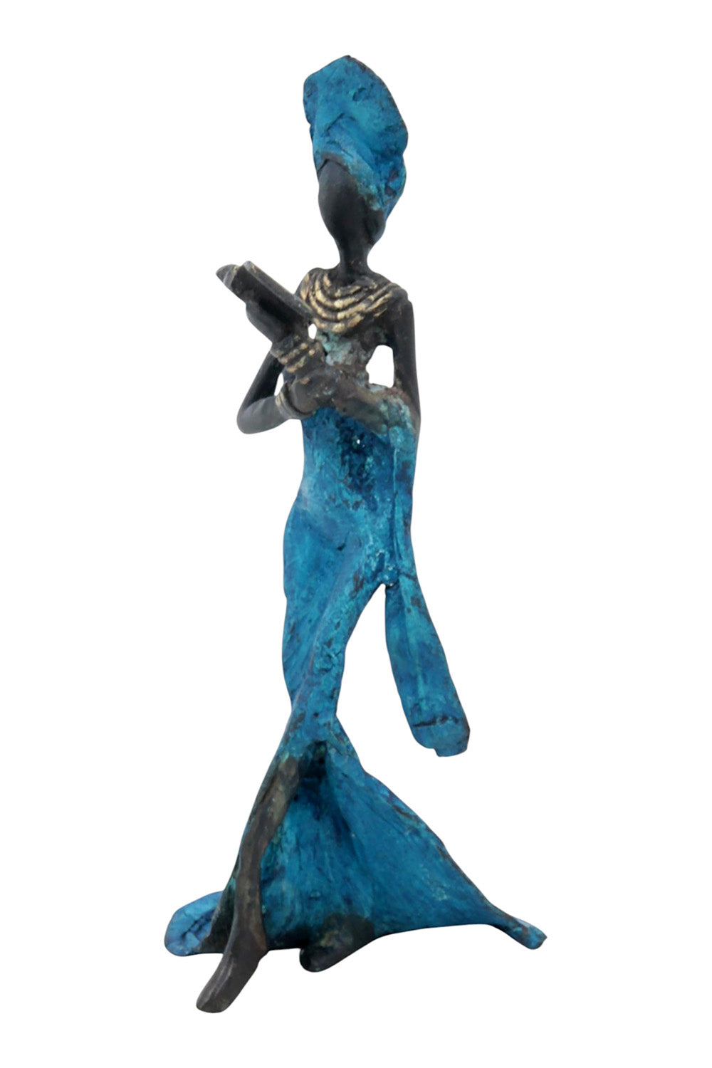 Bronze 15 cm bleu n°13 Bronzes d'Afrique