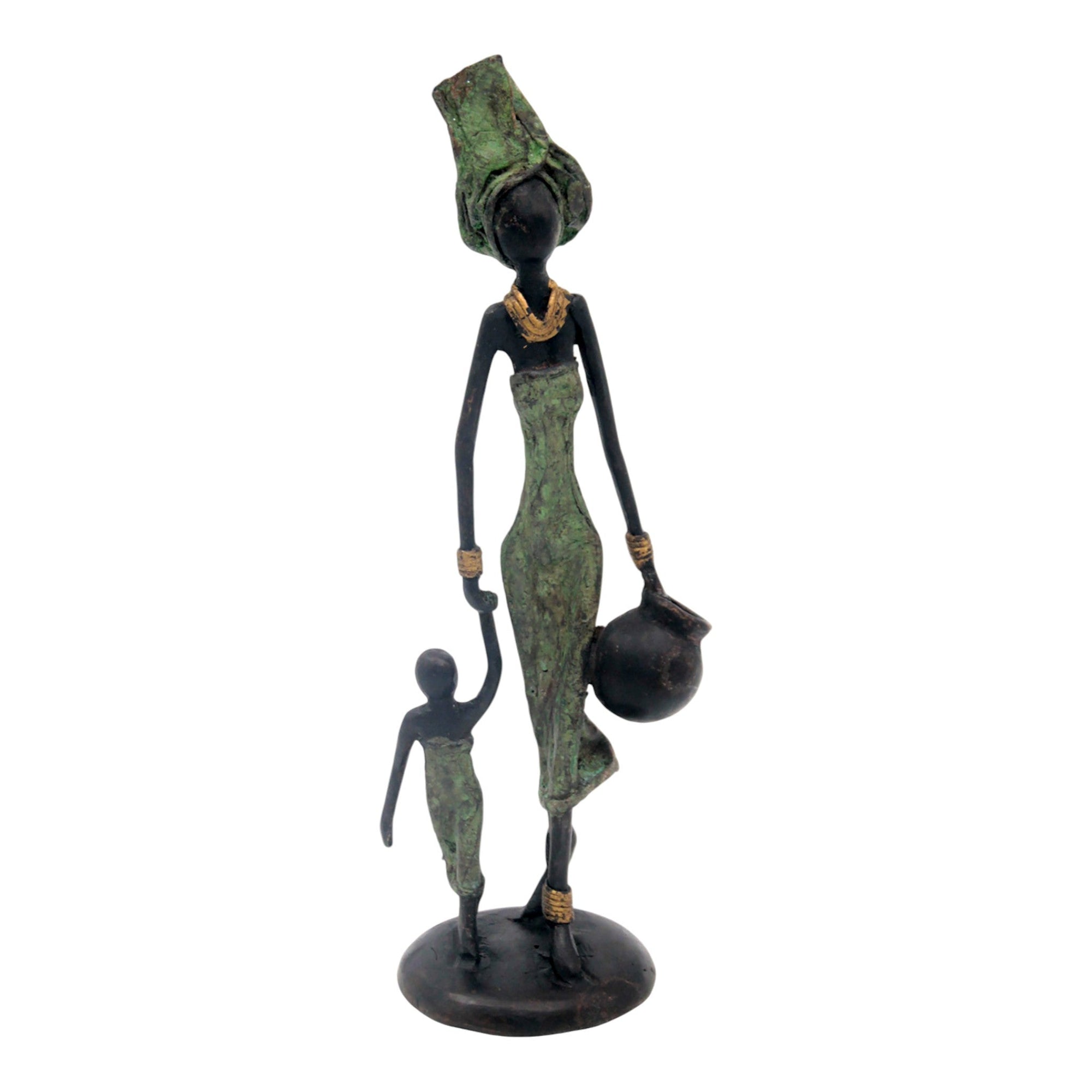 Bronze 25 cm vert n°31 Bronzes d'Afrique