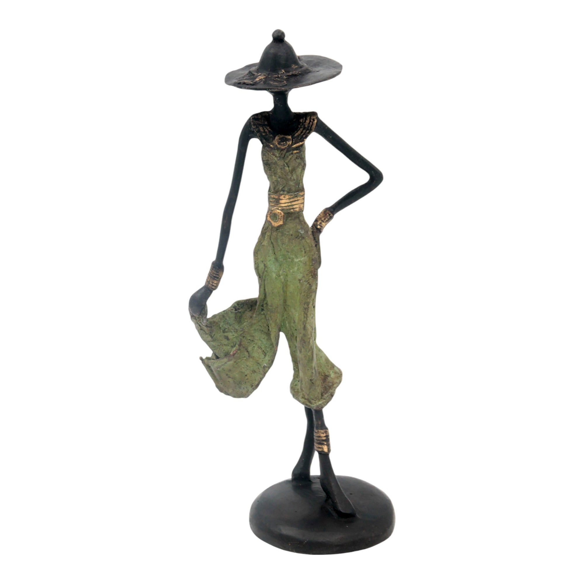 Bronze 25 cm vert n°35 Bronzes d'Afrique