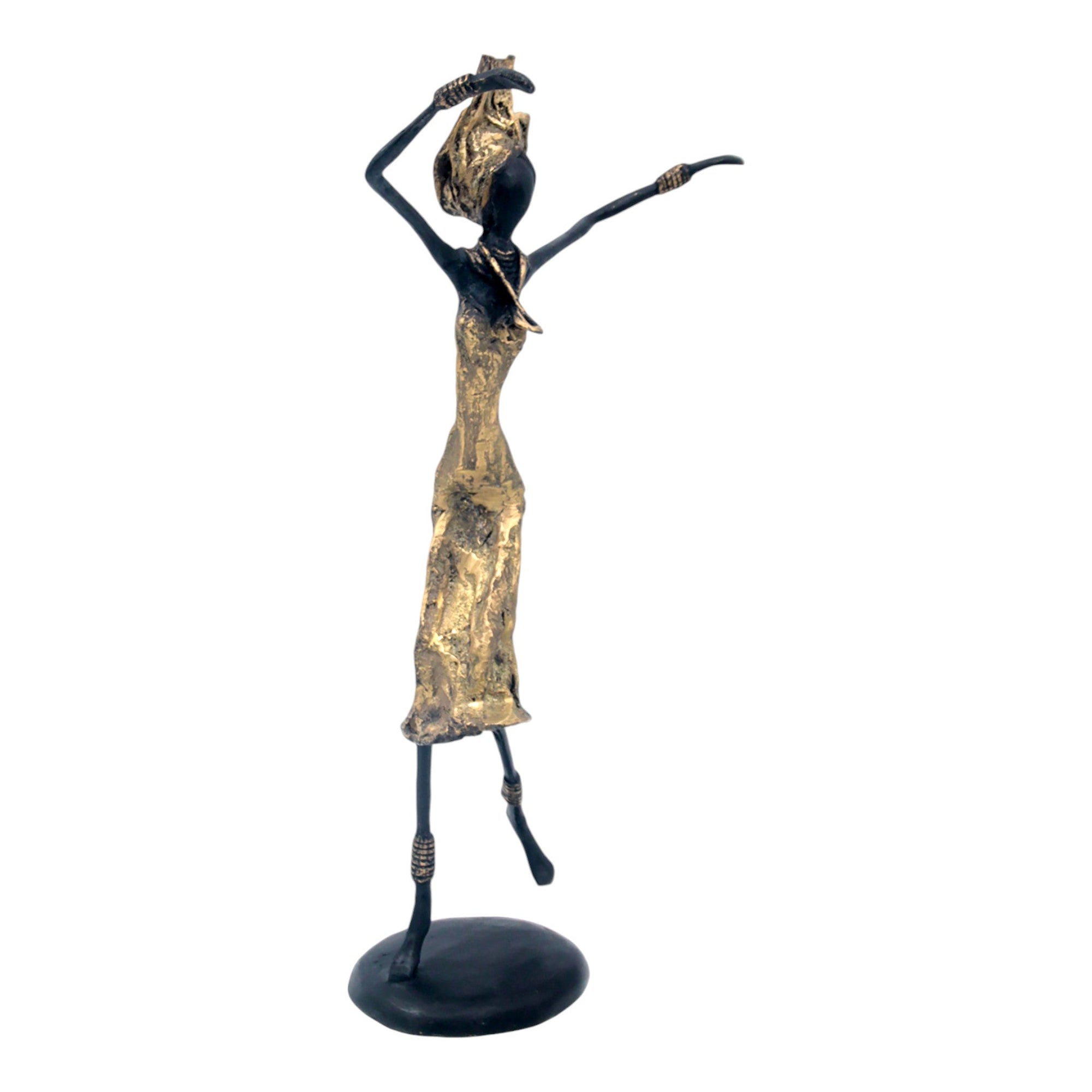 Bronze 35 cm doré n°11 Bronzes d'Afrique