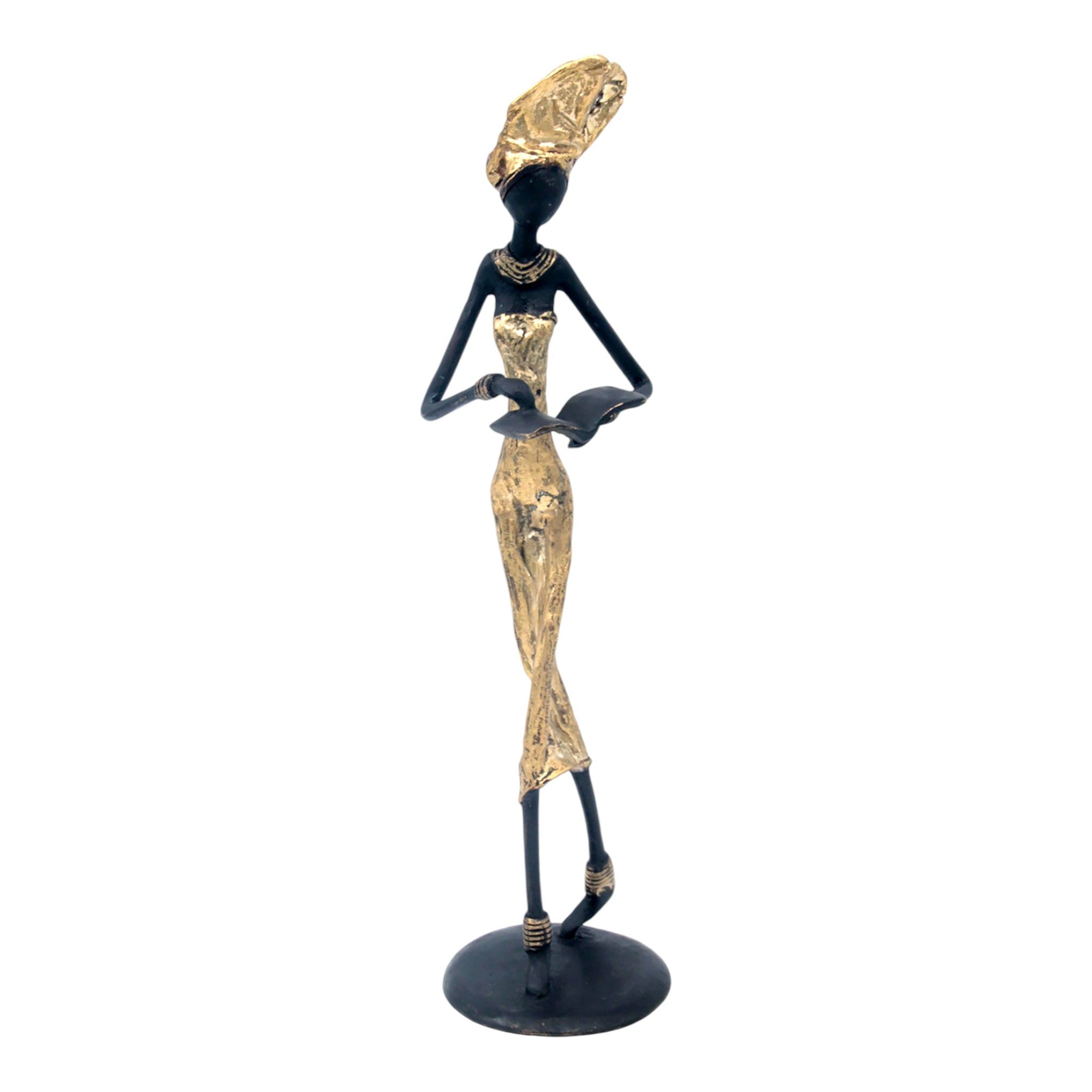 Bronze 35 cm doré n°14 Bronzes d'Afrique
