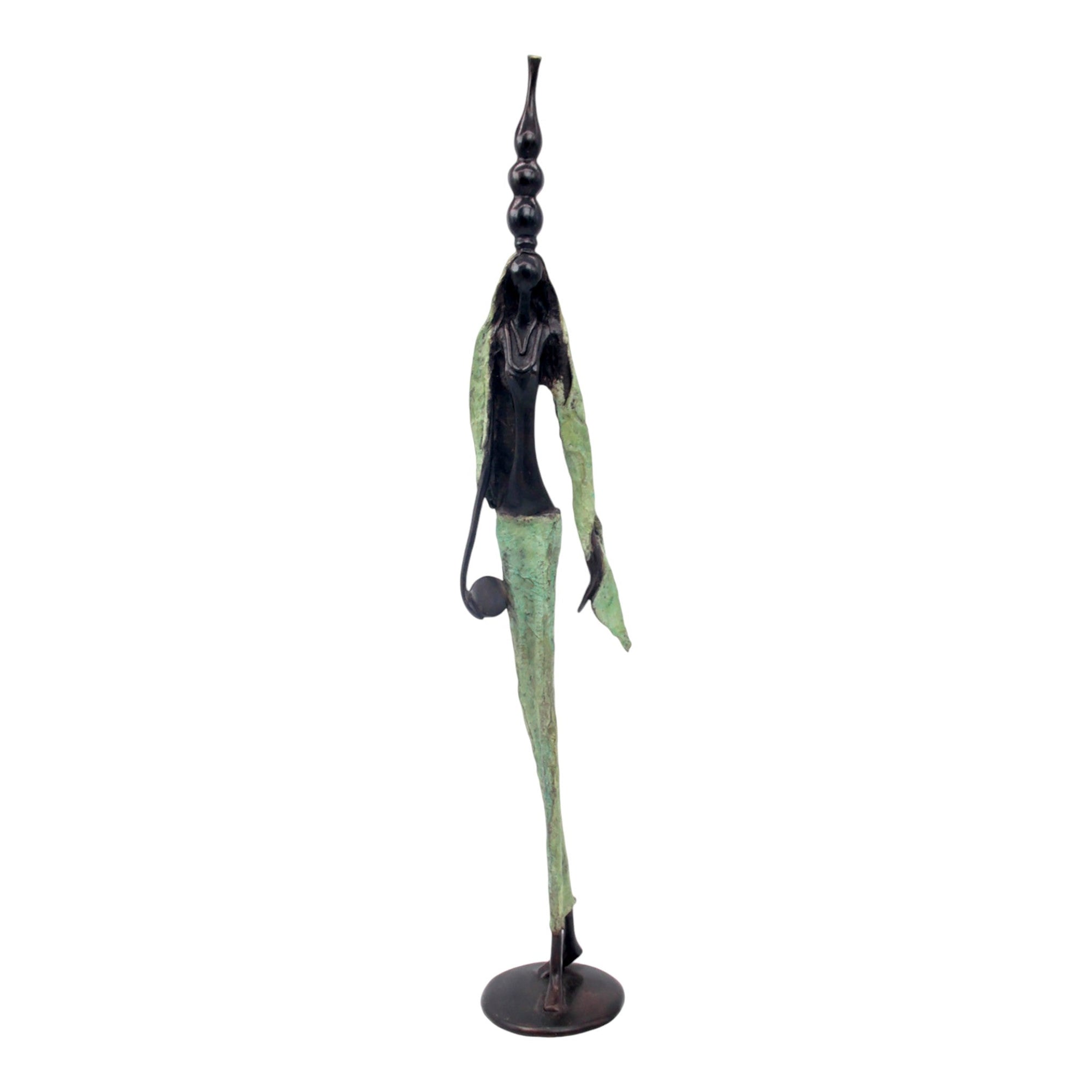 Bronze 55 cm vert n°5 Bronzes d'Afrique